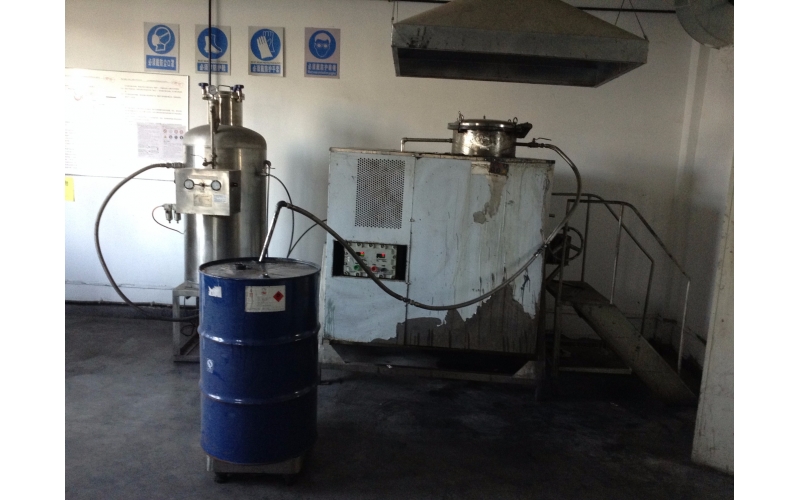 精工油墨天津工廠使用福安諾溶劑回收機